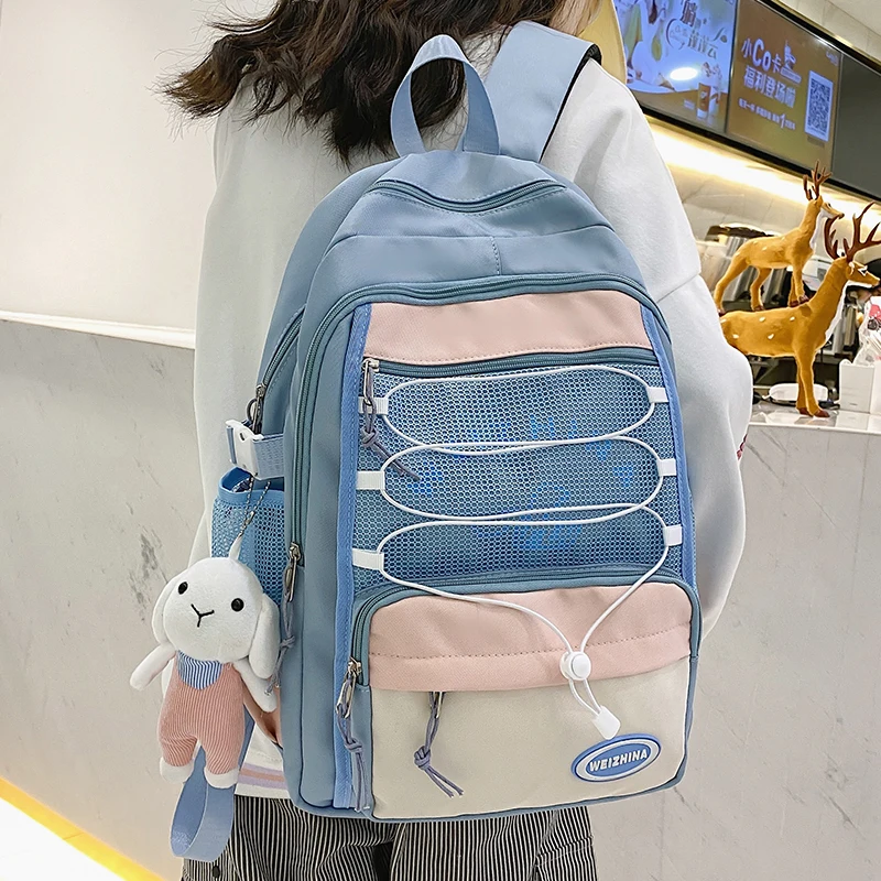 Simple Women's Nylon Backpack Cute Girls Preppy Style School Bag Large Capacity Travel Rucksack Ladies Anti Theft Canvas Mochila
Simple Women's Nylon Backpack Cute Girls Preppy Style School Bag Large Capacity Travel Rucksack Ladies Anti Theft Canvas Mochila