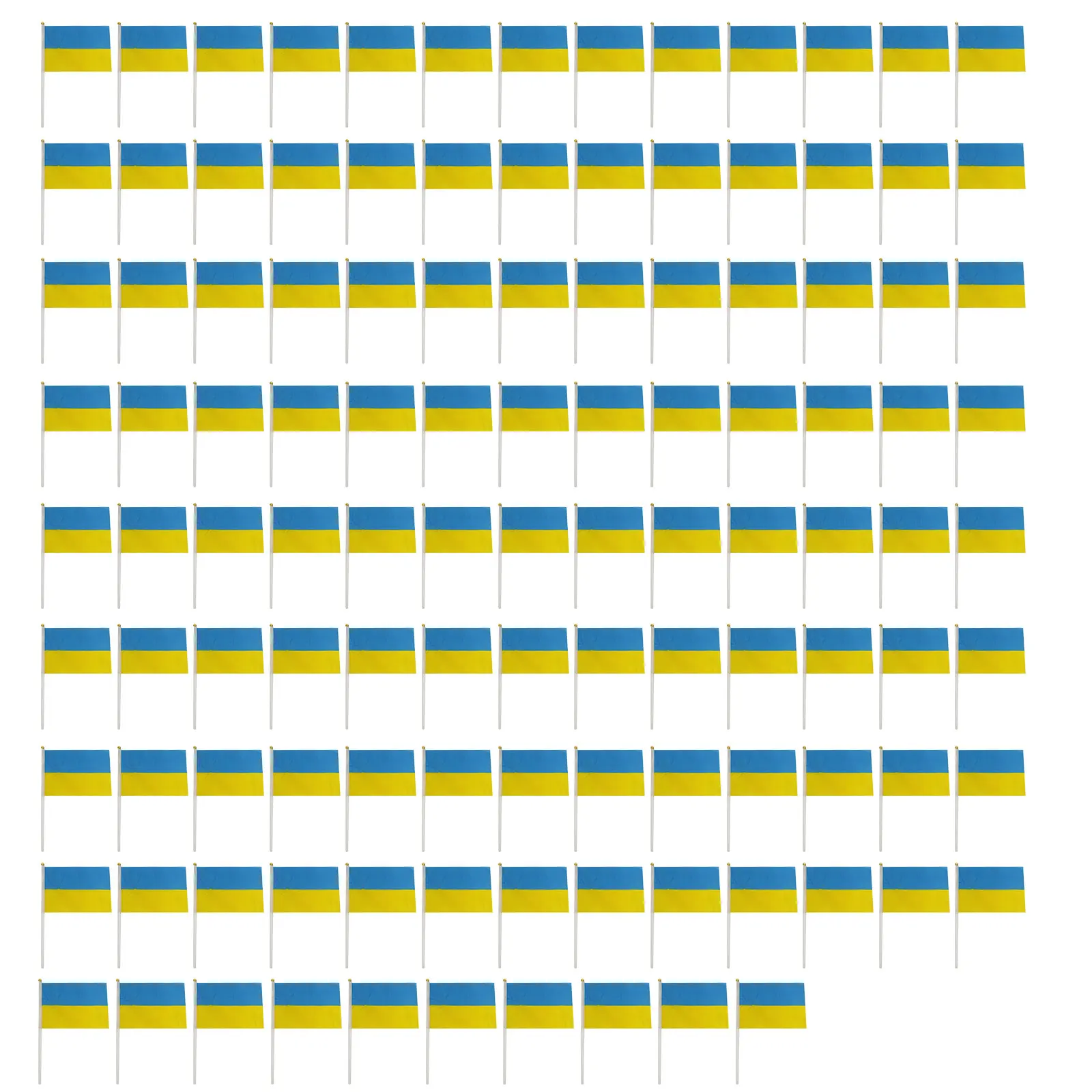 1/100pcs Colorful Ukrainian Flags Dual-sided Printing Polyester Garden Decorative Flags with 2 Brass Grommets for Indoor Outdoor
1/100pcs Colorful Ukrainian Flags Dual-sided Printing Polyester Garden Decorative Flags with 2 Brass Grommets for Indoor Outdoor