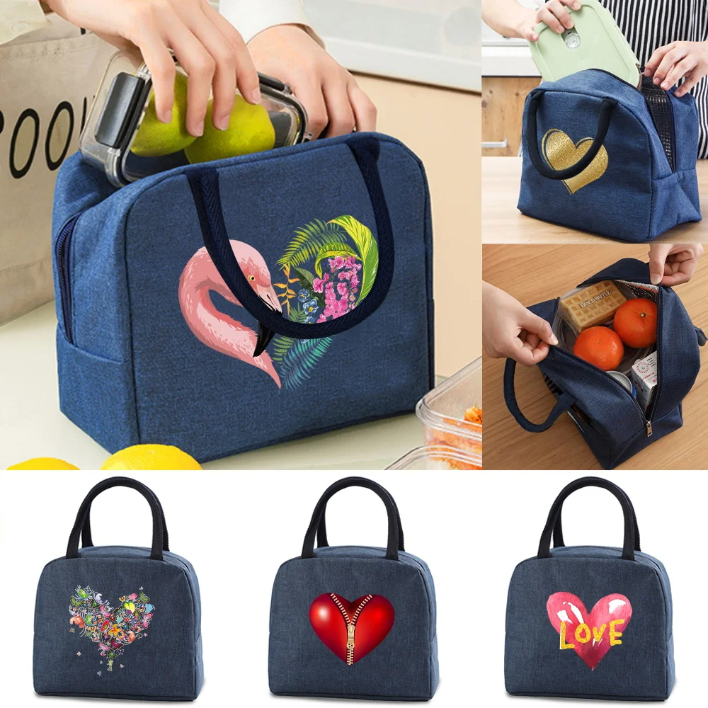 Lunch Bag Kids Food Thermal Lunch Box Insulated Canvas Cooler Bags Women's Picnic Portable Packet Organizer Love Print Handbag
Lunch Bag Kids Food Thermal Lunch Box Insulated Canvas Cooler Bags Women's Picnic Portable Packet Organizer Love Print Handbag