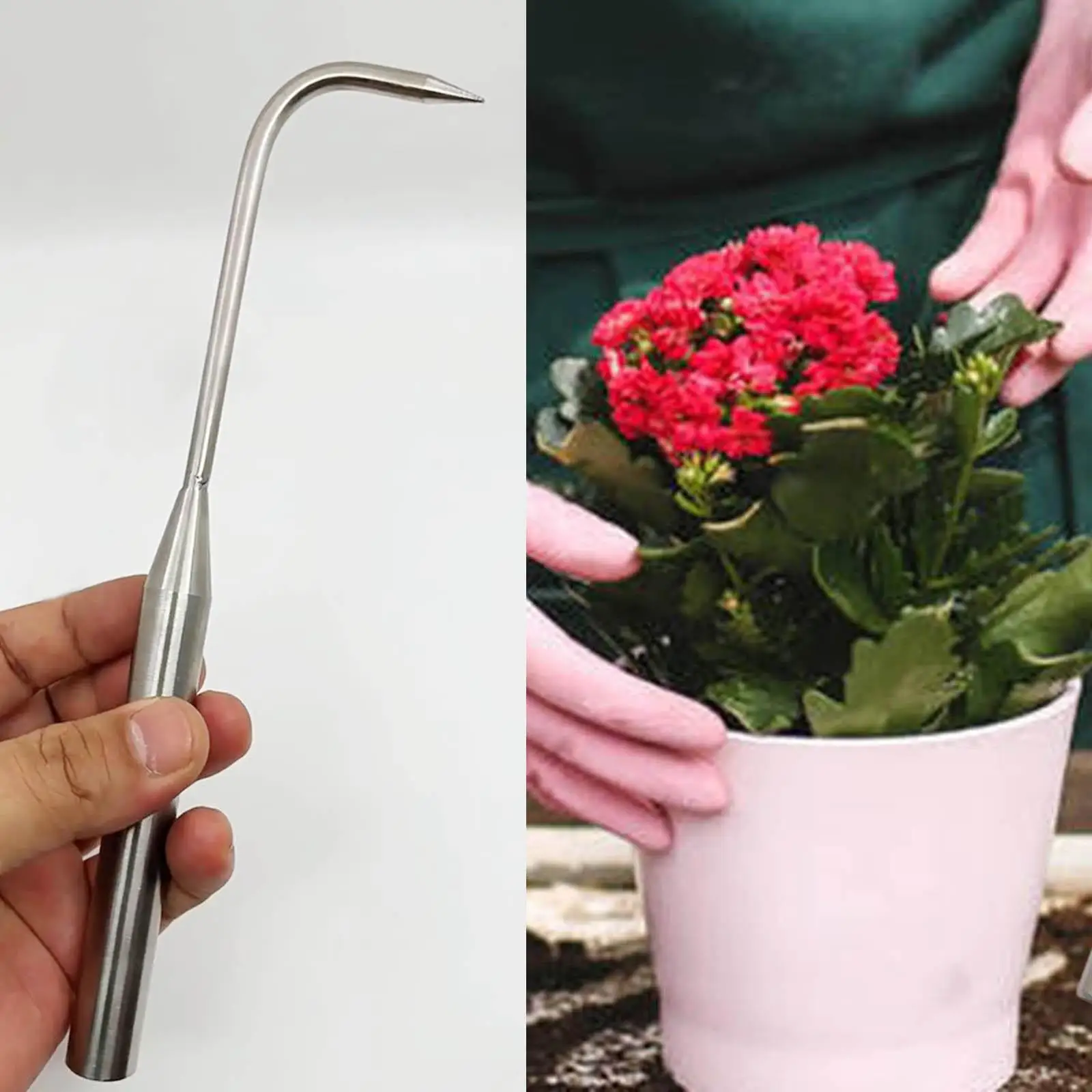 Root Hook Stainless Steel Comfortable Grip Crevice Weeding Tool Handle Weeder for Edging Digging Tilling Planting Sidewalk
Root Hook Stainless Steel Comfortable Grip Crevice Weeding Tool Handle Weeder for Edging Digging Tilling Planting Sidewalk