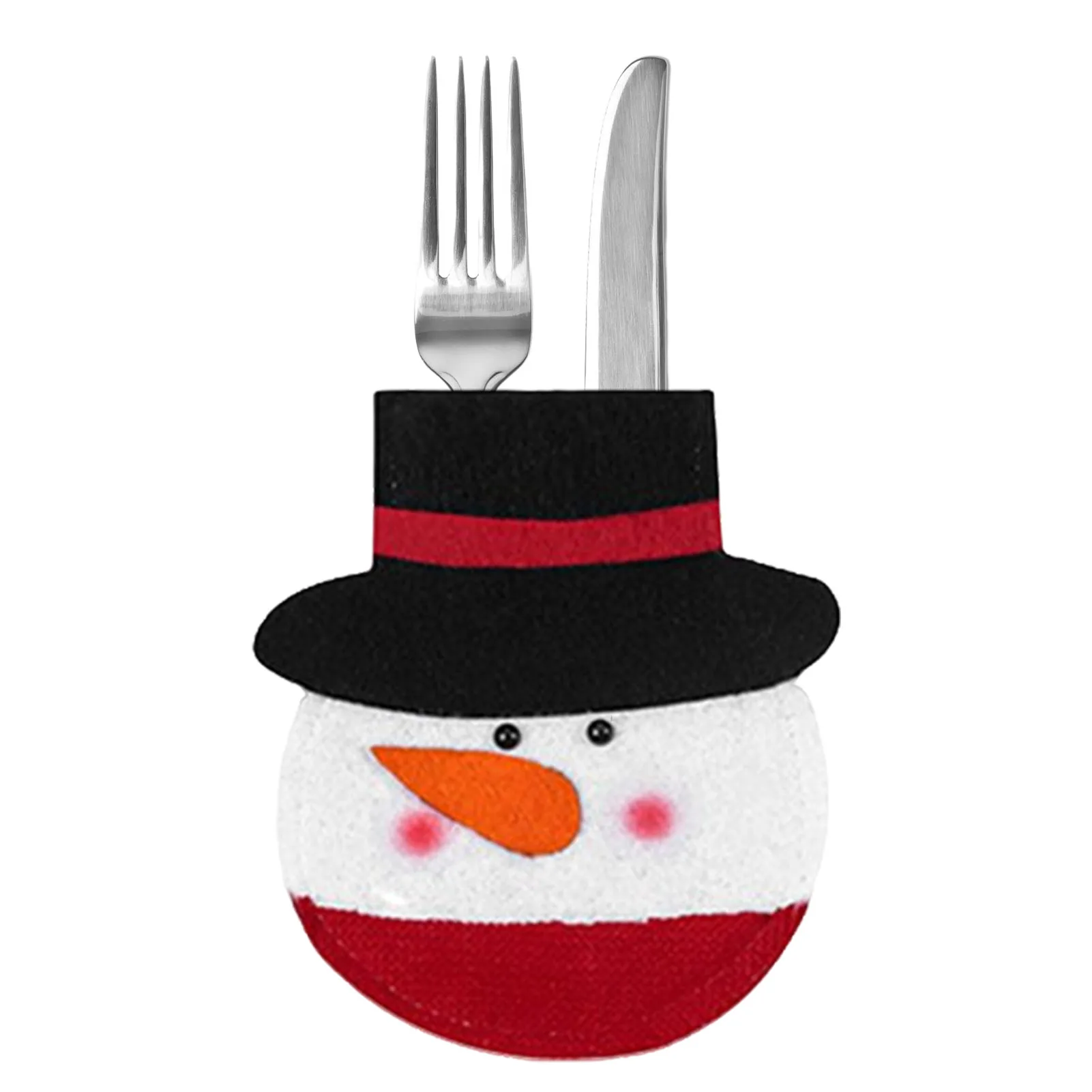 Christmas Cutlery Bag | Cute Snowman Santa Claus Silverware Tableware Holder Christmas Knives and Fork Holder Pocket Cutlery Bag
Christmas Cutlery Bag | Cute Snowman Santa Claus Silverware Tableware Holder Christmas Knives and Fork Holder Pocket Cutlery Bag