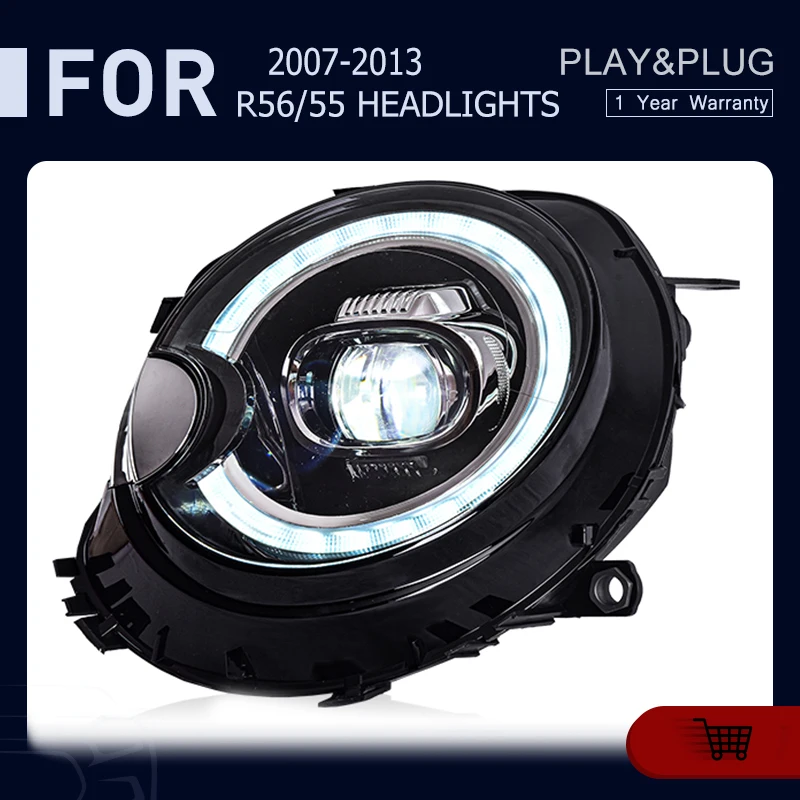 Аксессуары для 2007-2013 BMW MINI переключатели R55 R56 R57 R58 R59 искусственные фары DRL динамические старт-ап фары автостайлинг