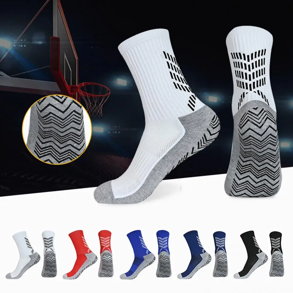 1 Pair Mid-Tube Thick Striped Print Sports Socks Women Men Outdoor Sport Anti-slip Soccer Socks Daily Wear Meias Desportivas
1 Pair Mid-Tube Thick Striped Print Sports Socks Women Men Outdoor Sport Anti-slip Soccer Socks Daily Wear Meias Desportivas
