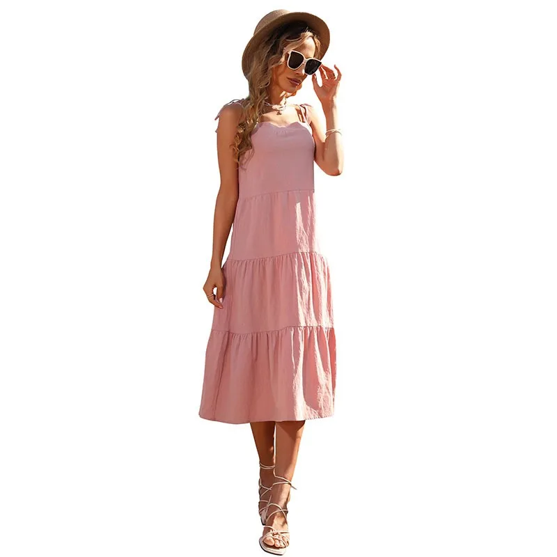 New Elegant Bandage Sexy Dress for Women Party Women's Midi Dress Solid Color Backless Sling Dresses Skinny Fashion Summer 2022
New Elegant Bandage Sexy Dress for Women Party Women's Midi Dress Solid Color Backless Sling Dresses Skinny Fashion Summer 2022
