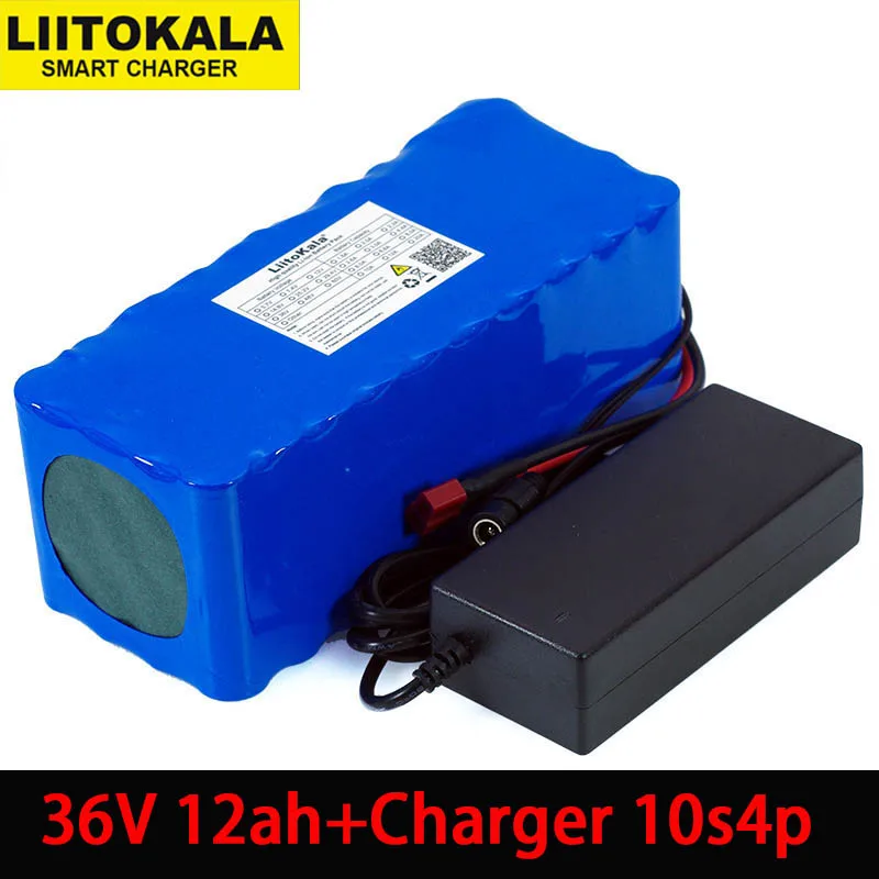 Liitokala 36V 12Ah 18650 Lithium Battery pack High Power 12000mAh Motorcycle Electric Car Bicycle Scooter with BMS+ 2A Charger
Liitokala 36V 12Ah 18650 Lithium Battery pack High Power 12000mAh Motorcycle Electric Car Bicycle Scooter with BMS+ 2A Charger