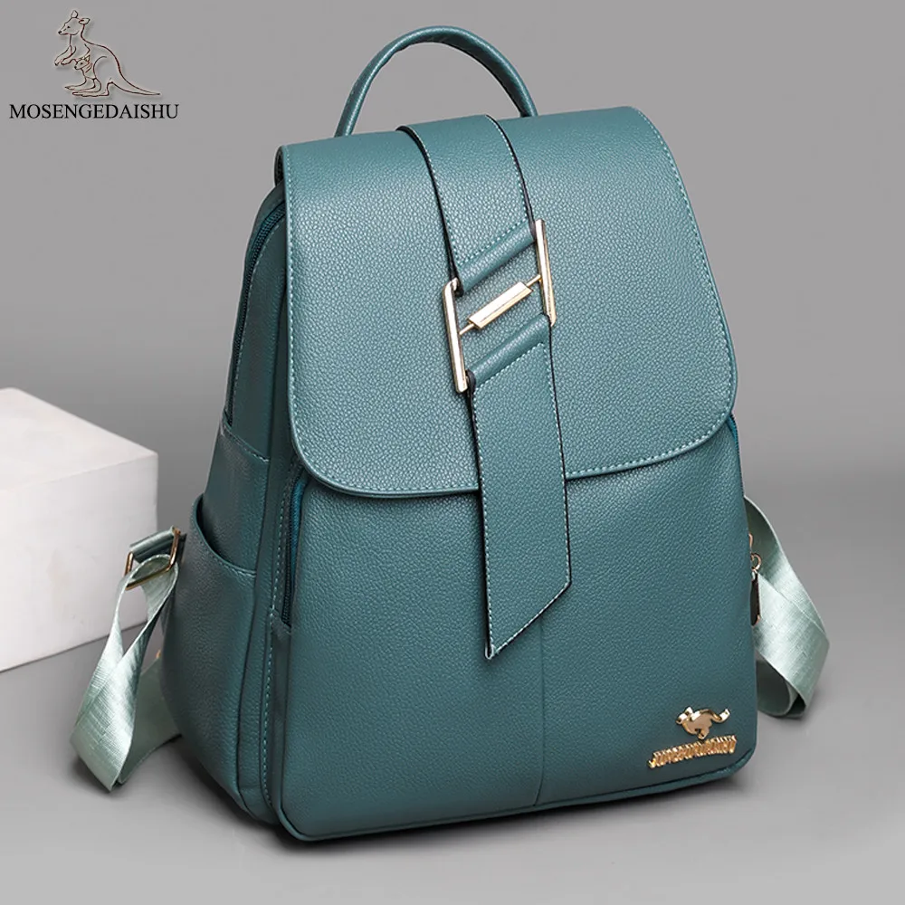 Casual 2023 New Women Leather Backpacks Fashion Shoulder Bags Female Backpack Ladies Travel Backpack School Bookbags for Girls
Casual 2023 New Women Leather Backpacks Fashion Shoulder Bags Female Backpack Ladies Travel Backpack School Bookbags for Girls