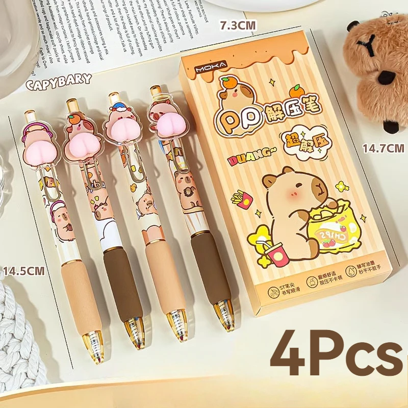 Кавайные гелевые ручки QUSE с изображением капибар
Кавайные гелевые ручки QUSE с изображением капибар