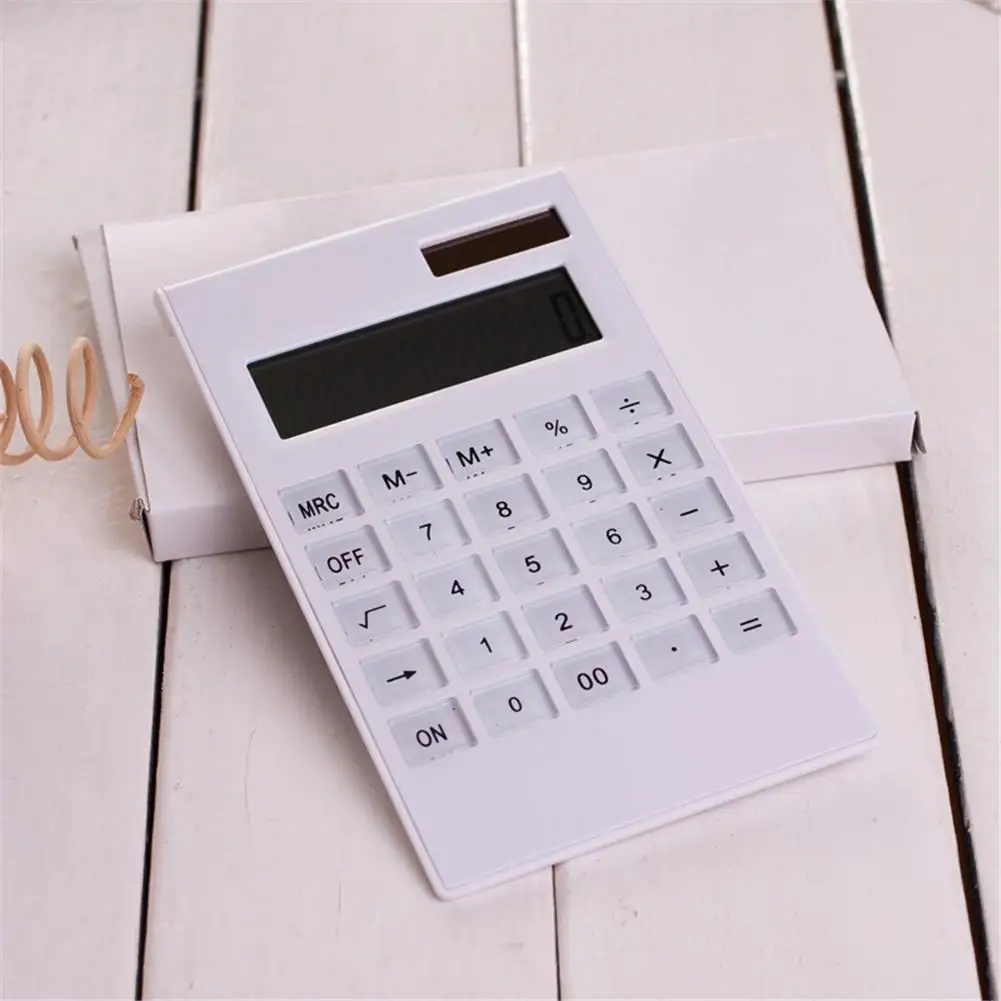 12 Digits Large Display Desktop Calculator Solar And Battery Dual Power Crystal Button Calculator School Office Home Calculators
12 Digits Large Display Desktop Calculator Solar And Battery Dual Power Crystal Button Calculator School Office Home Calculators