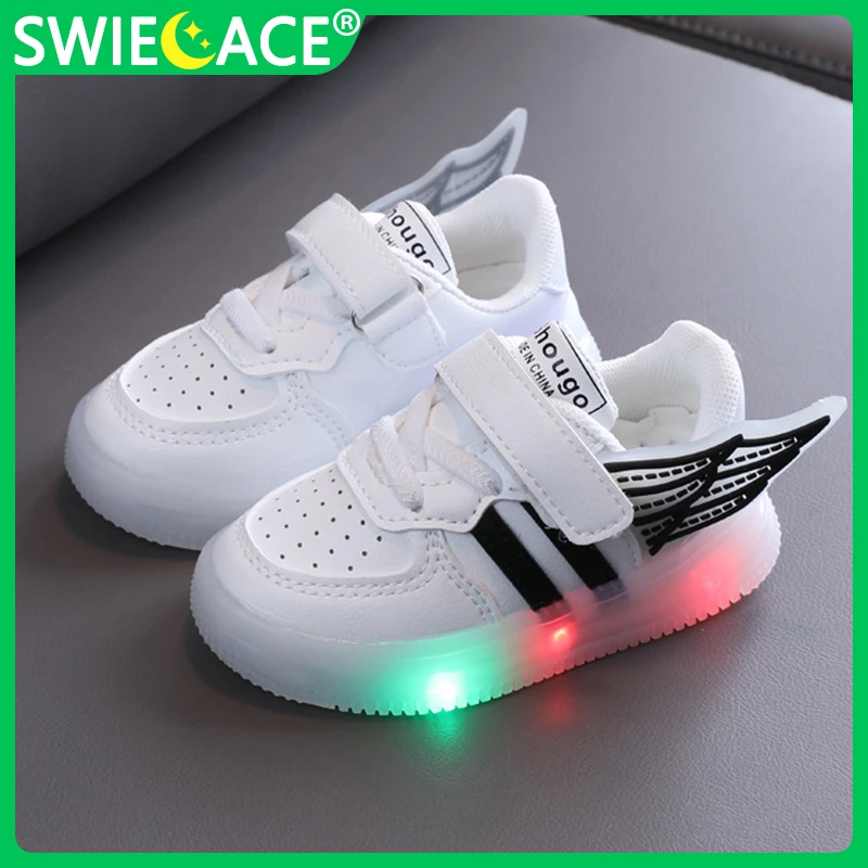 Кроссовки Детские со светодиодной подсветкой, мягкая подошва, Спортивная повседневная обувь, для мальчиков и девочек, размеры 21-30
Кроссовки Детские со светодиодной подсветкой, мягкая подошва, Спортивная повседневная обувь, для мальчиков и девочек, размеры 21-30