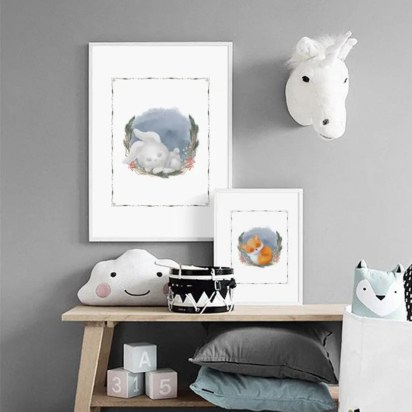 Cartoon Animals Sleeping Bear Rabbit Fox Posters And Prints Wall Art Canvas Painting Wall Pictures Baby Kids Room Home Decor
Cartoon Animals Sleeping Bear Rabbit Fox Posters And Prints Wall Art Canvas Painting Wall Pictures Baby Kids Room Home Decor