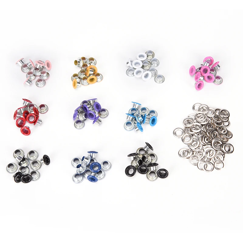 100pcs 3mm 4mm 4.5mm Metal eyelets For Scrapbooking DIY embelishment garment clothes eyelets Scrapbook Eyelet Random Mixed Color
100pcs 3mm 4mm 4.5mm Metal eyelets For Scrapbooking DIY embelishment garment clothes eyelets Scrapbook Eyelet Random Mixed Color