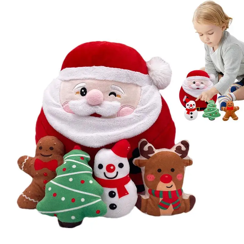 Christmas 5 In 1 Santa Claus Plush Toy Santa Claus Cartoon Snowman Throw Pillow Creative Kids Cushion Birthday Gifts Accessories
Christmas 5 In 1 Santa Claus Plush Toy Santa Claus Cartoon Snowman Throw Pillow Creative Kids Cushion Birthday Gifts Accessories