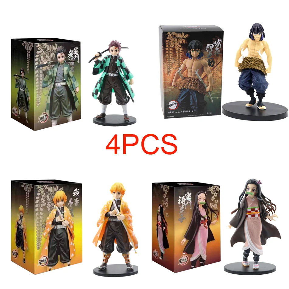 4pcs with box Anime Demon Slayer Nezuko Akaza Tanjirou Kimetsu No Yaiba PVC Action Figures Toys Anime Figure Toys for Gifts 16cm
4pcs with box Anime Demon Slayer Nezuko Akaza Tanjirou Kimetsu No Yaiba PVC Action Figures Toys Anime Figure Toys for Gifts 16cm