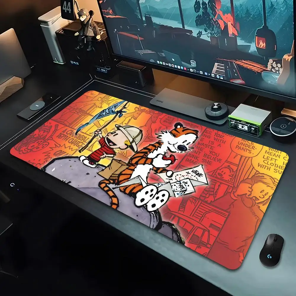 Комикс C-Calvin and H-Hobbes коврик для мыши компьютерная деталь Защита камеры