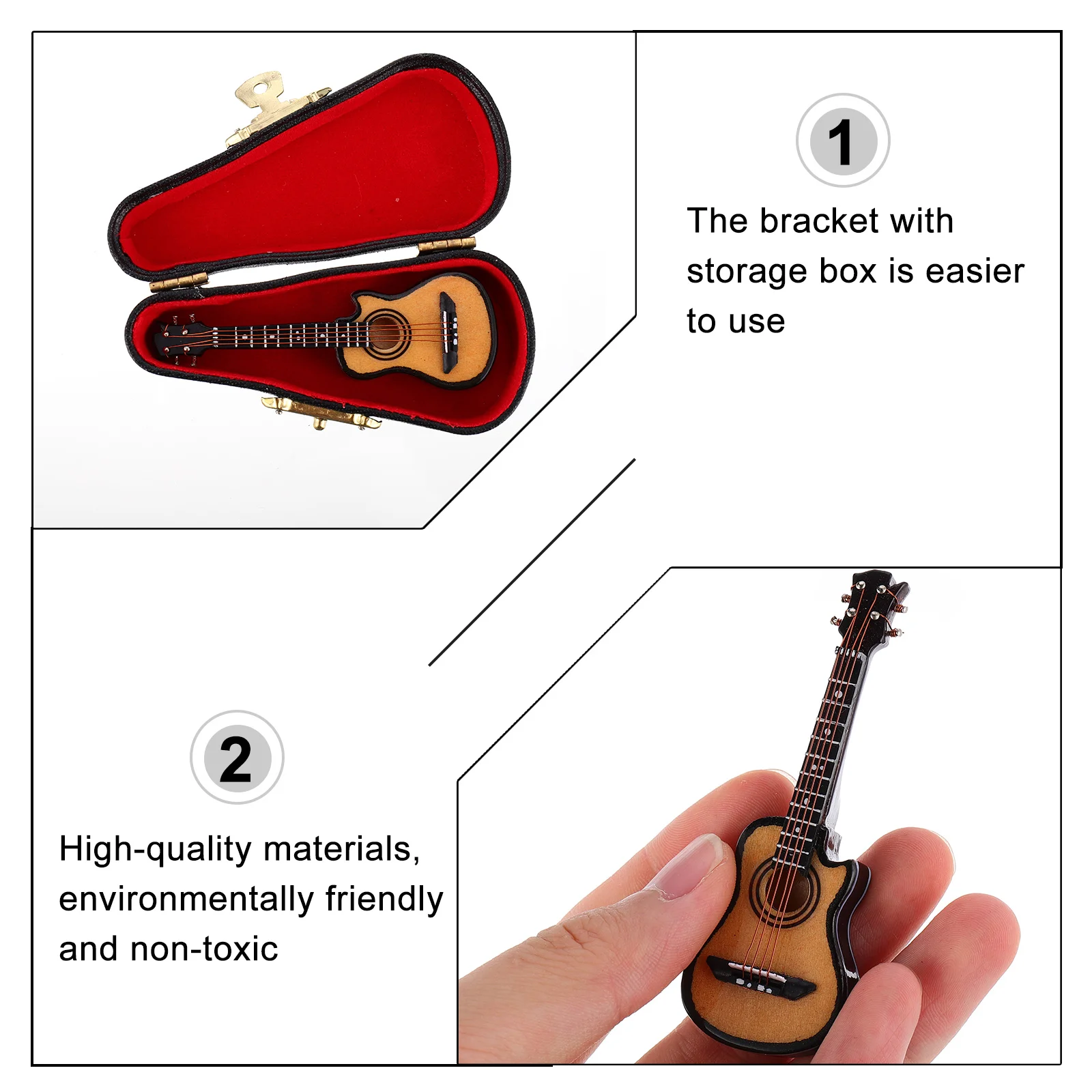 Guitar Miniature Mini Ornament Musical Statue Instrument Modelsinstruments Electric Model Micro Landscape
Guitar Miniature Mini Ornament Musical Statue Instrument Modelsinstruments Electric Model Micro Landscape