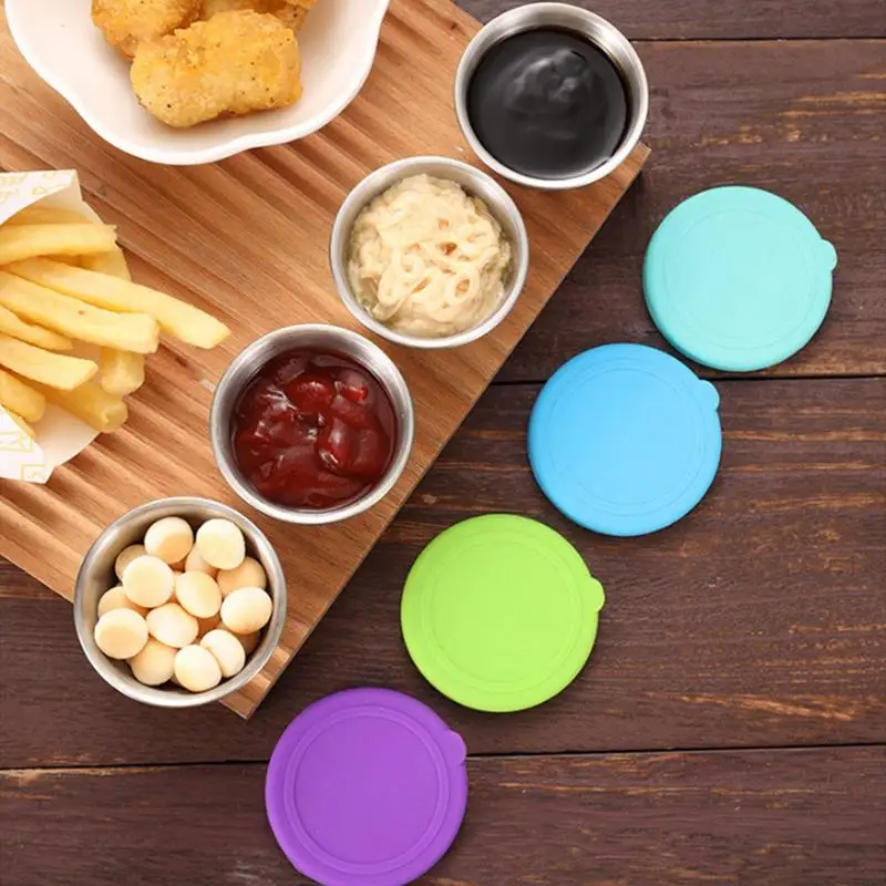 6pcs Small Stainless Steel Sauce Cups Cute Design Mini Salad Tomato Sauce Box Multiuses Slip Free Boxes For Kitchen Accessories
6pcs Small Stainless Steel Sauce Cups Cute Design Mini Salad Tomato Sauce Box Multiuses Slip Free Boxes For Kitchen Accessories
