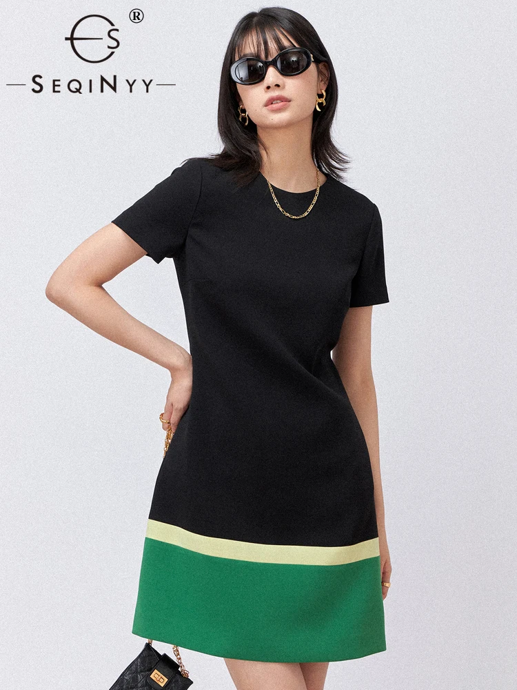 Женское офисное платье SEQINYY, летнее, весеннее, новое, модное, дизайнерское, подиумное, уличное, элегантное, облегающее, повседневное, цветное мини-платье
Женское офисное платье SEQINYY, летнее, весеннее, новое, модное, дизайнерское, подиумное, уличное, элегантное, облегающее, повседневное, цветное мини-платье