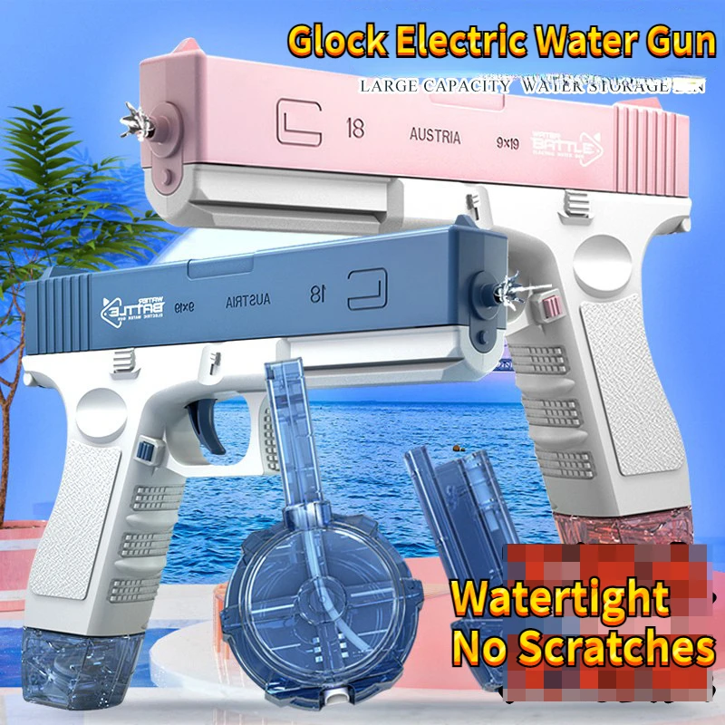 Playing With Water In Spring Summer Adult Boys And Girls Electric Automatic Continuous Launch Water Gun Toy High Pressure Guns
Playing With Water In Spring Summer Adult Boys And Girls Electric Automatic Continuous Launch Water Gun Toy High Pressure Guns