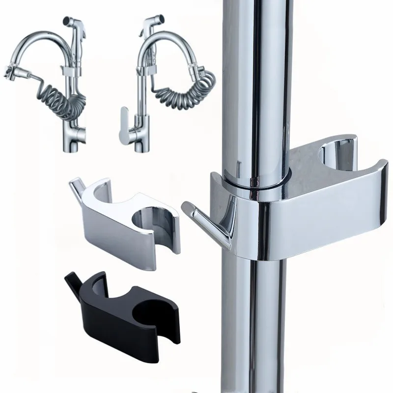 Shower Rod Towel Hook Bracket Shower Rail Holder ABS Chrome Bathrobe Loofah Sprinkler Rack for Kitchen Bathroom Accessories
Shower Rod Towel Hook Bracket Shower Rail Holder ABS Chrome Bathrobe Loofah Sprinkler Rack for Kitchen Bathroom Accessories