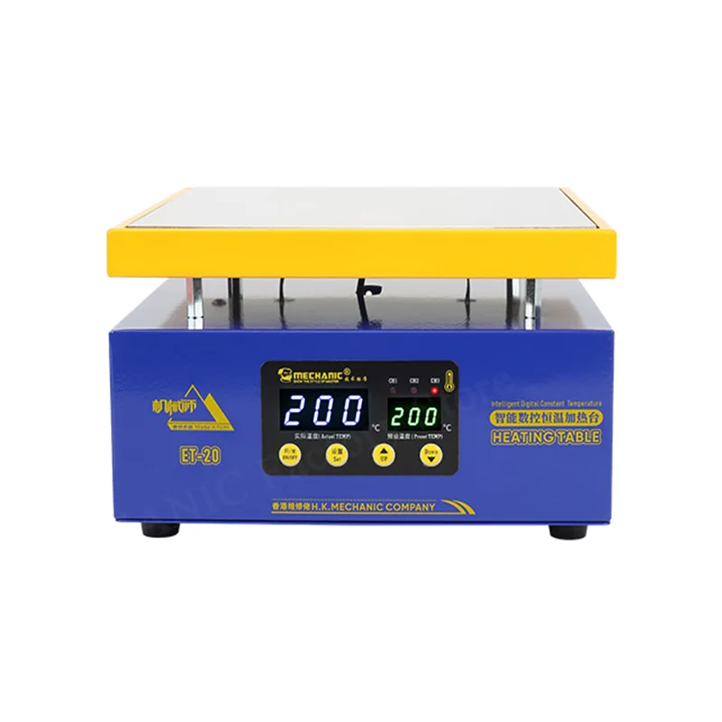 Сдвоенный подогреватель MECHANIC ET20 для iPhone/iPad/Samsung с ЖК-экраном, средняя рама, инструмент для разборки нагревательной станции
Сдвоенный подогреватель MECHANIC ET20 для iPhone/iPad/Samsung с ЖК-экраном, средняя рама, инструмент для разборки нагревательной станции