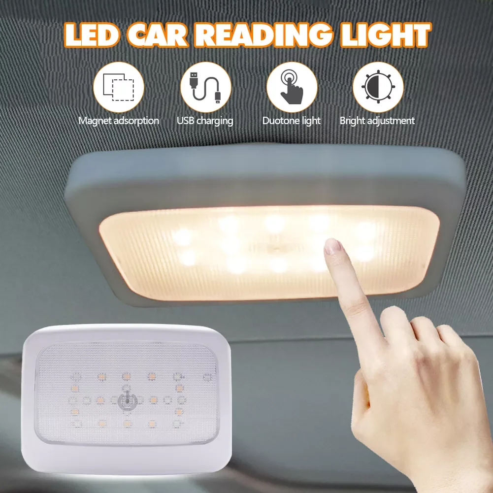 Universal USB Rechargeable White Amber LED Car Reading Light Interior Roof Doom Lamp Car Night Light
Universal USB Rechargeable White Amber LED Car Reading Light Interior Roof Doom Lamp Car Night Light