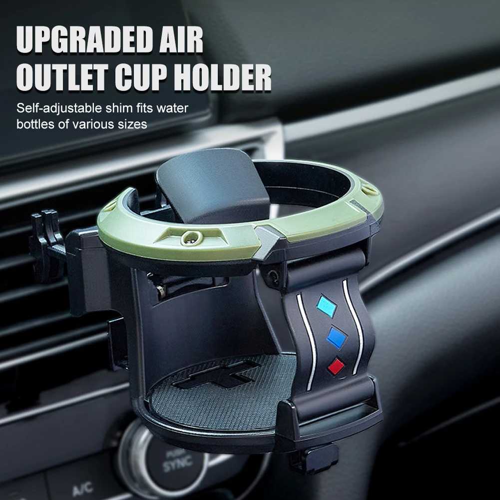 Car Cup Holder Air Vent Mount Water Bottle Stand Air Conditioner Drink Cup Holder Milk Tea Ashtray Stand with Hook for Car Truck
Car Cup Holder Air Vent Mount Water Bottle Stand Air Conditioner Drink Cup Holder Milk Tea Ashtray Stand with Hook for Car Truck