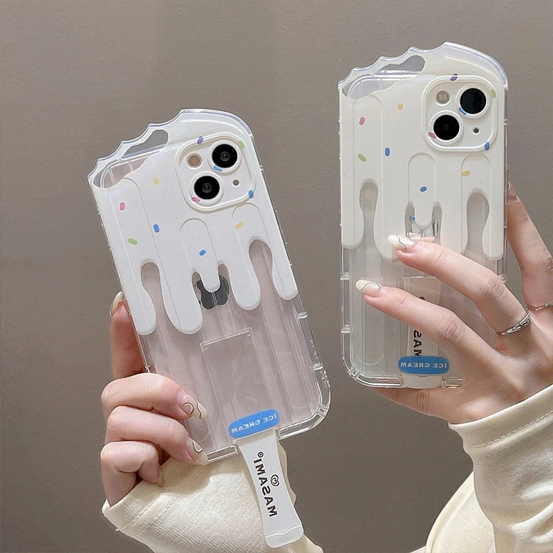 Ice Cream Telescopic Bracket stand phone case For iphone 13 12 11 ProMax XR X XS clear silicone case phone holder back cover
Ice Cream Telescopic Bracket stand phone case For iphone 13 12 11 ProMax XR X XS clear silicone case phone holder back cover