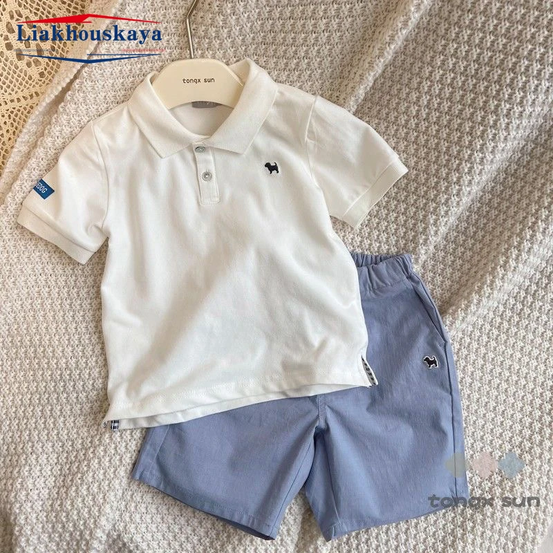 Boys Summer Set Clothing Brand Cotton Baby Sets Leisure Casual Sports Boy White T-Shirt + Shorts Sets Toddler Boy Clothes
Boys Summer Set Clothing Brand Cotton Baby Sets Leisure Casual Sports Boy White T-Shirt + Shorts Sets Toddler Boy Clothes