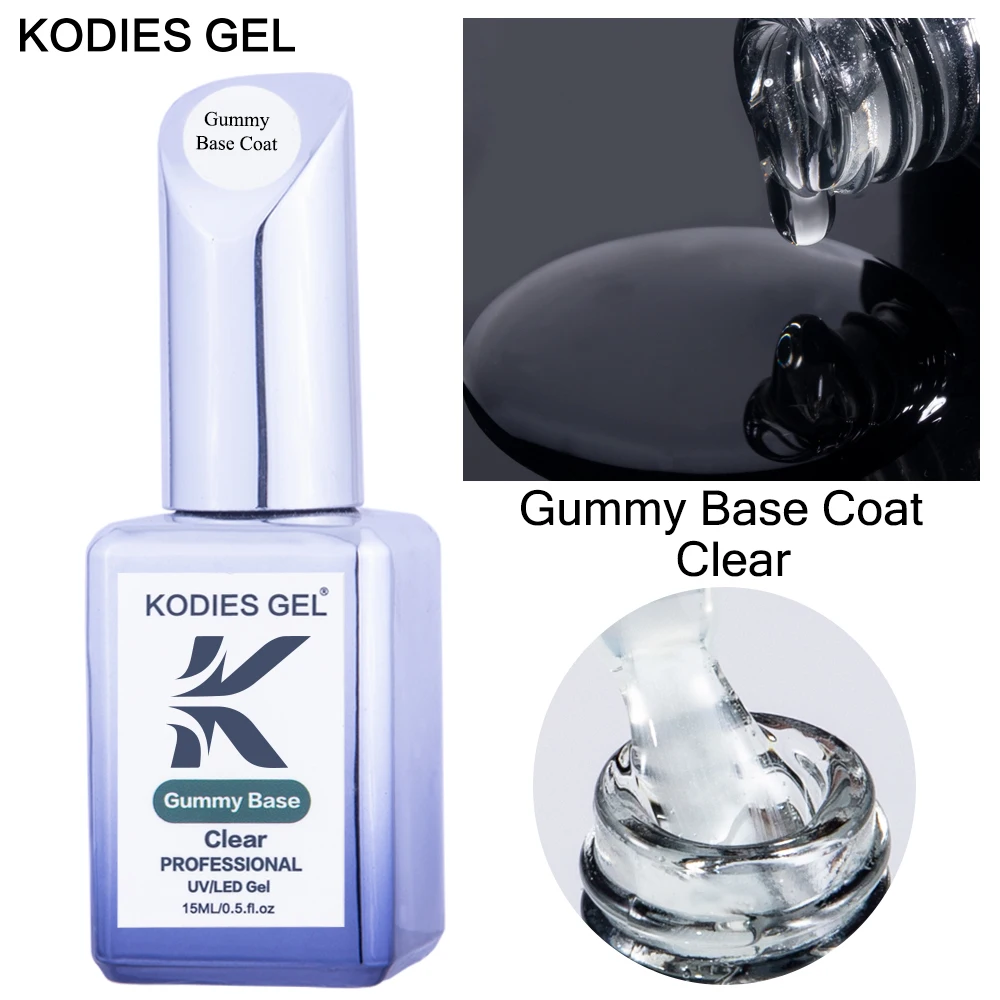 KODIES GEL 2022 Gummy Base Gel Nailpolish 15ML UV Semi Permanent Thicker Strong Hold Base Coat Primer Clear Nail Art Supplies
KODIES GEL 2022 Gummy Base Gel Nailpolish 15ML UV Semi Permanent Thicker Strong Hold Base Coat Primer Clear Nail Art Supplies
