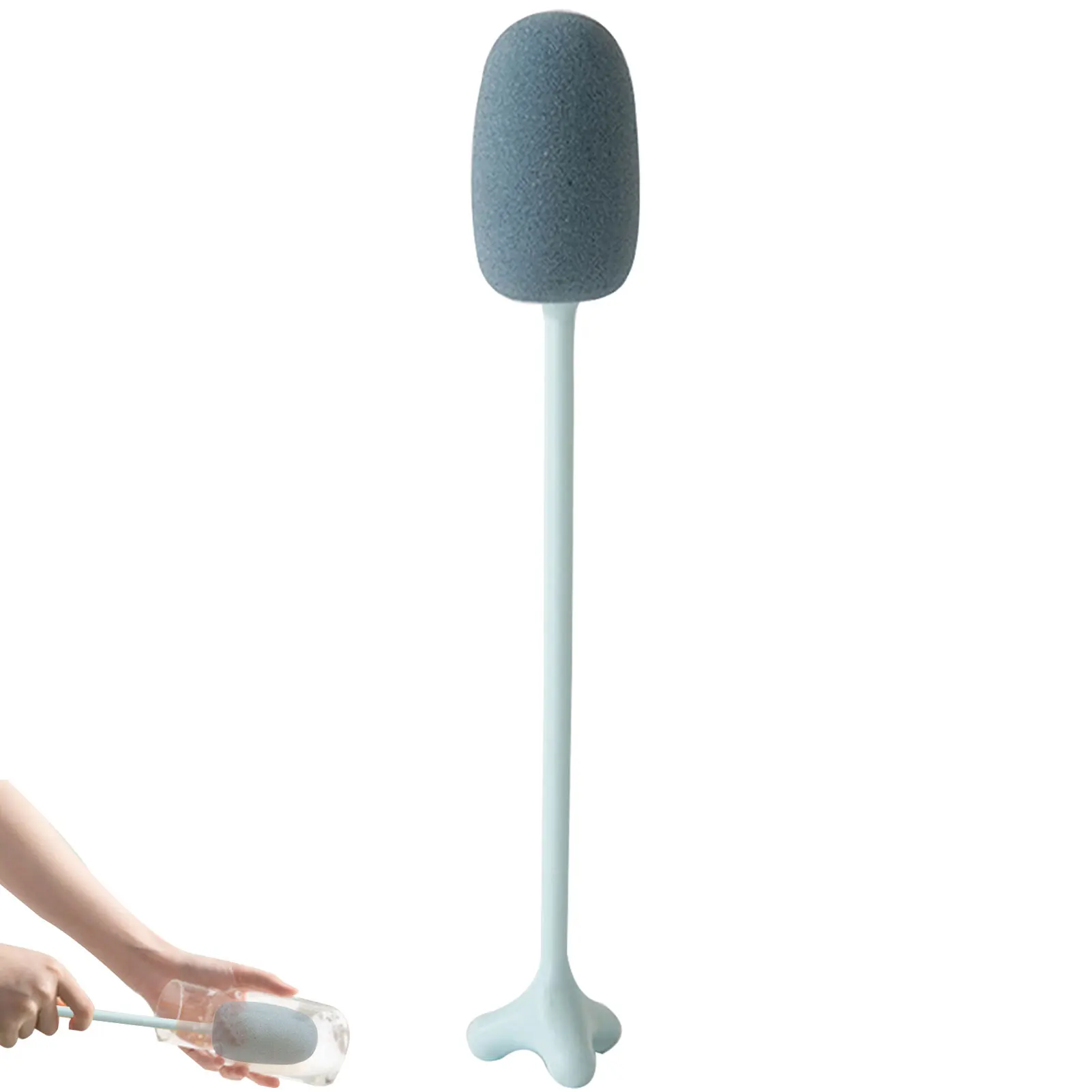 Sponge Bottle Brush Cleaner Reusable Baby Bottle Cleaning Brush With Stand Long Handle Scrubber Can Stand Upright
Sponge Bottle Brush Cleaner Reusable Baby Bottle Cleaning Brush With Stand Long Handle Scrubber Can Stand Upright