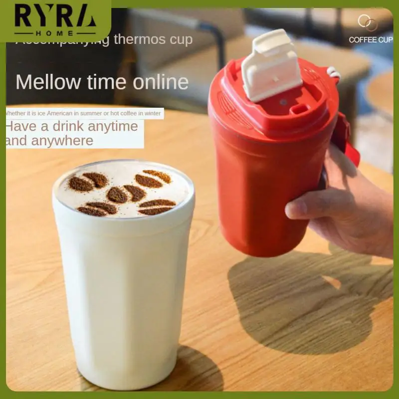 Stylish And Minimalist Travel Insulated Vacuum Bottle Fearless Inverted Shake Roll Durable Insulation Coffee Cup Stainless Steel
Stylish And Minimalist Travel Insulated Vacuum Bottle Fearless Inverted Shake Roll Durable Insulation Coffee Cup Stainless Steel