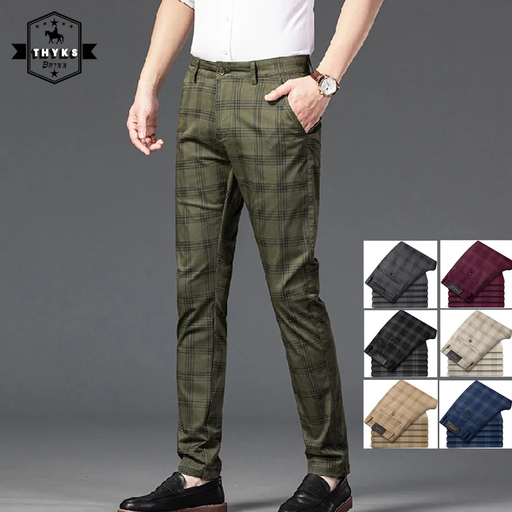 Brand New Mens Casual Pants Stretch Stripe Vintage Plaid Cotton Trousers Skinny Slim Cutting Army Green Office Wedding Pants
Brand New Mens Casual Pants Stretch Stripe Vintage Plaid Cotton Trousers Skinny Slim Cutting Army Green Office Wedding Pants