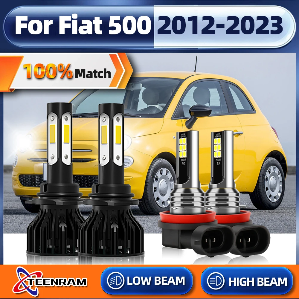 9012 H11 Canbus LED Car Headlight Bulbs 6000K 240W 40000LM Car Light For Fiat 500 2012-2016 2017 2018 2019 2020 2021 2022 2023
9012 H11 Canbus LED Car Headlight Bulbs 6000K 240W 40000LM Car Light For Fiat 500 2012-2016 2017 2018 2019 2020 2021 2022 2023