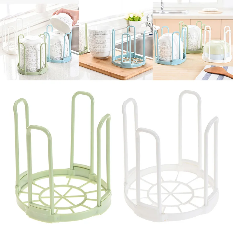 

Durable Plastic Dish Plate Fold Rack Holder Stand Dry Shelf Storage Canteen Kitchen Supplies Good Helper