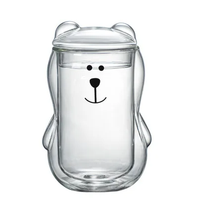 Glass Mugs Double Wall Glass mug, Bear cat dog animal Double-layer glass mug Coffee Cup, Christmas mug gift ,cute Tea Milk Cup
Glass Mugs Double Wall Glass mug, Bear cat dog animal Double-layer glass mug Coffee Cup, Christmas mug gift ,cute Tea Milk Cup
