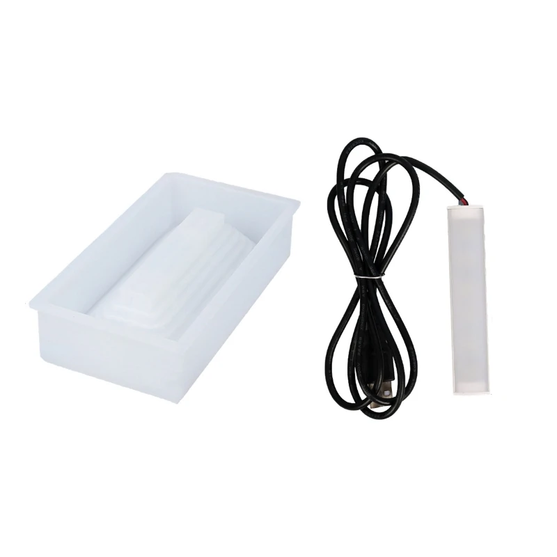 Light Resin Mold,LED Silicone Resin Mold USB Powered Cable for DIY Table Crafts Party Wedding Desktop Lamp Home Decor
Light Resin Mold,LED Silicone Resin Mold USB Powered Cable for DIY Table Crafts Party Wedding Desktop Lamp Home Decor