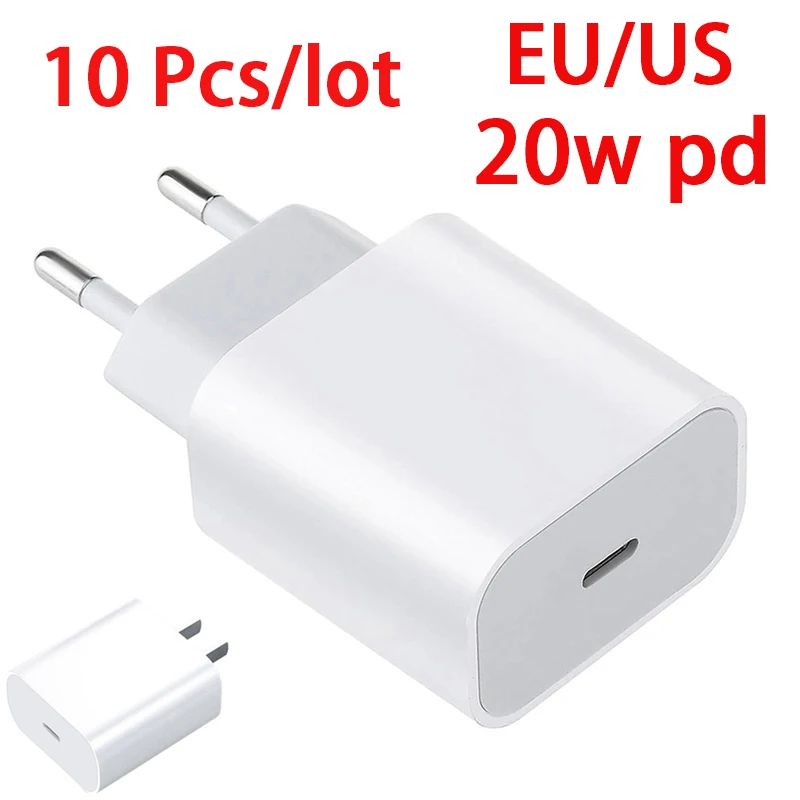 10Pcs/lot 20W Fast Charger For iPhone 12 EU/US Plug and Data USB Cable For iPhone X Charger Wire For iPad USB Type C to Lighting
10Pcs/lot 20W Fast Charger For iPhone 12 EU/US Plug and Data USB Cable For iPhone X Charger Wire For iPad USB Type C to Lighting