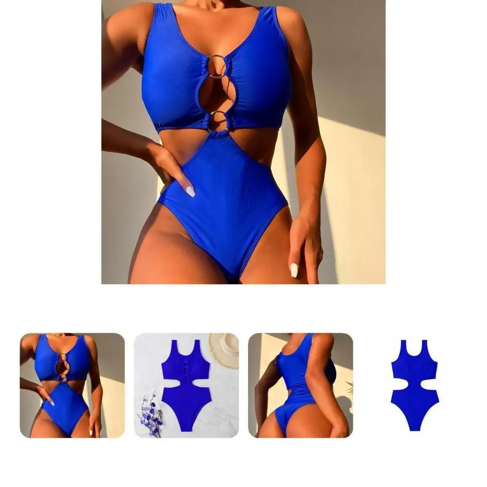 Lightweight Charming Metal Ring Connection One Piece Swimsuit Slim Bodysuit Swimsuit Wireless for Swimming
Lightweight Charming Metal Ring Connection One Piece Swimsuit Slim Bodysuit Swimsuit Wireless for Swimming