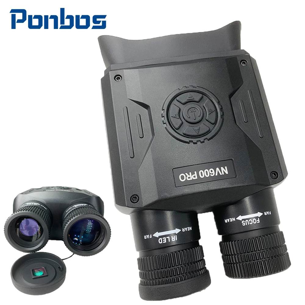 Ponbos NV600 Pro 3.5-inch 1080P Infrared Night Vision Digital Binoculars Telescope for Hunting Video Recording with 16G TF Card
Ponbos NV600 Pro 3.5-inch 1080P Infrared Night Vision Digital Binoculars Telescope for Hunting Video Recording with 16G TF Card