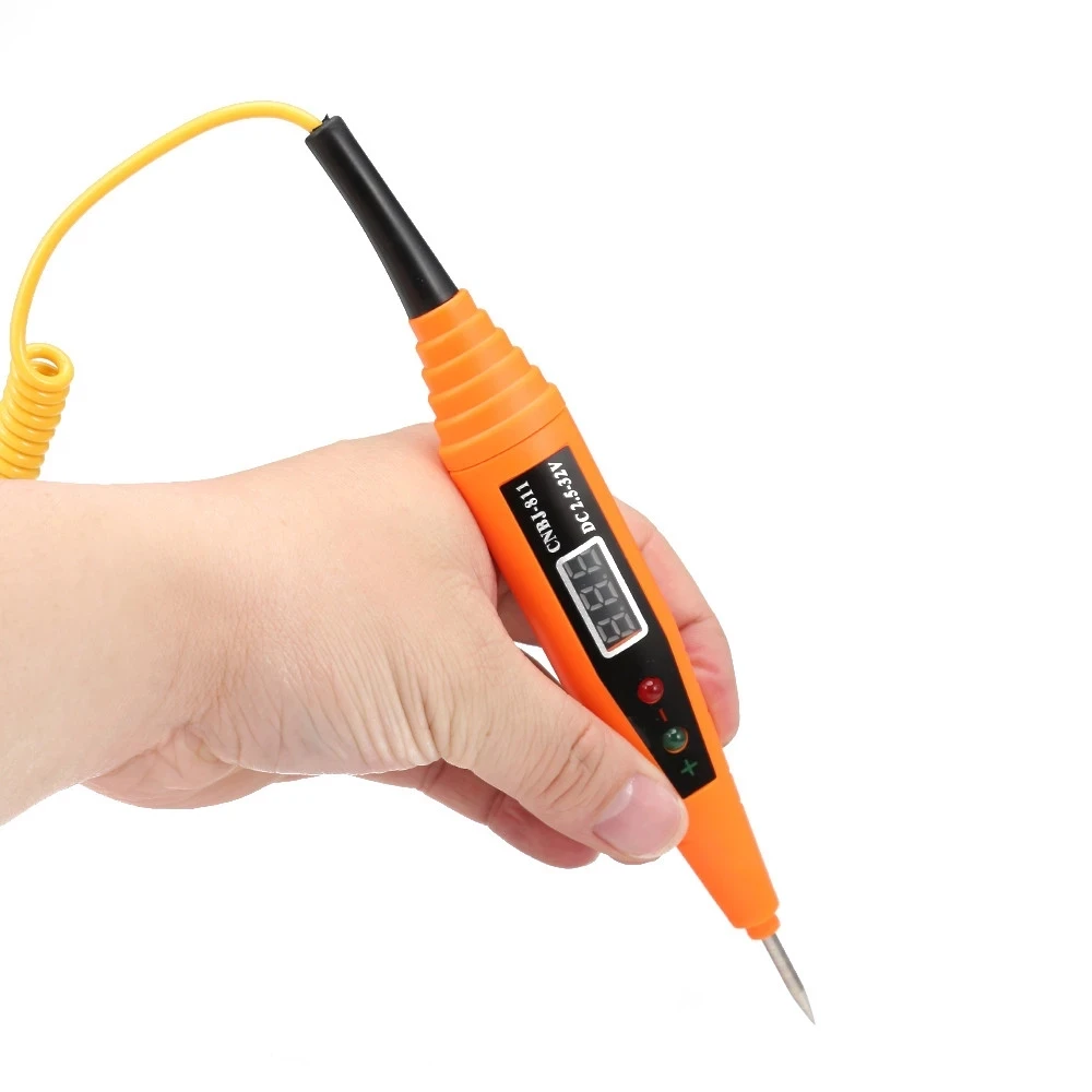 Safety Car Digital Display Long Probe Pen Digital Lcd Screen Led Digital Display Power Probe Accurate Car Repair Pen Flexible
Safety Car Digital Display Long Probe Pen Digital Lcd Screen Led Digital Display Power Probe Accurate Car Repair Pen Flexible