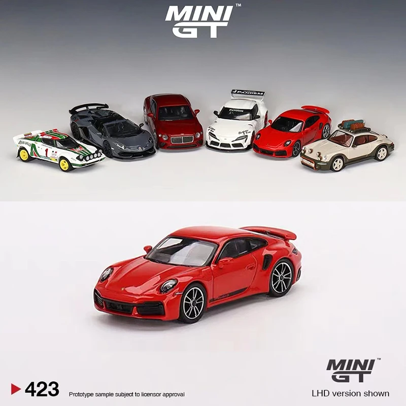 MINI GT 1:64 модель автомобиля 911 Turbo S литой автомобиль-гвардии красный #423 LHD
MINI GT 1:64 модель автомобиля 911 Turbo S литой автомобиль-гвардии красный #423 LHD