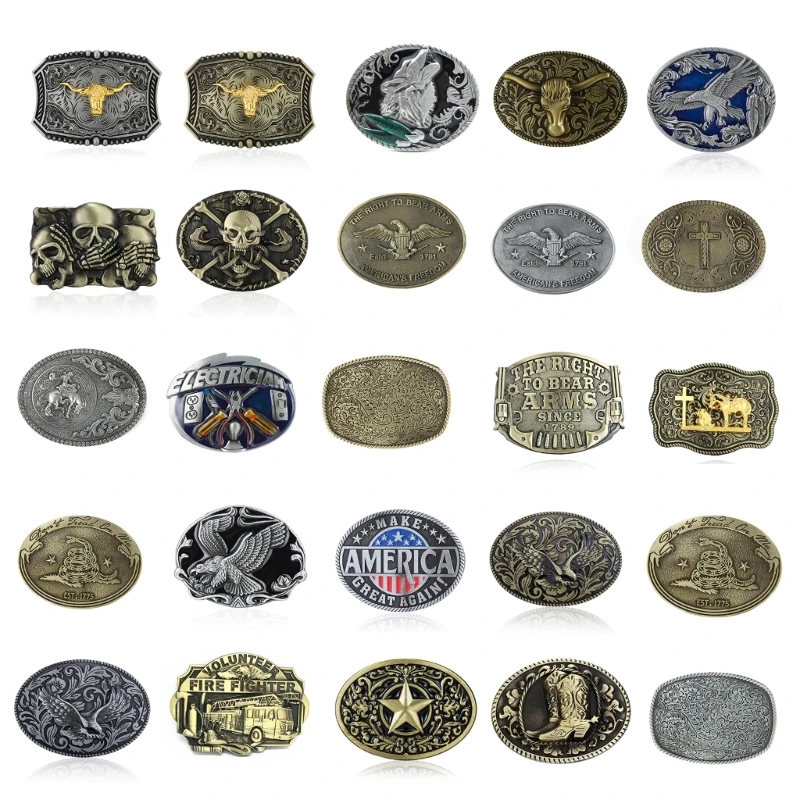 Vintage Multiple Type Relief Pattern Belt Buckle Metal Adult Teenagers Belt Buckle Replacement DIY Craft Belt Buckle
Vintage Multiple Type Relief Pattern Belt Buckle Metal Adult Teenagers Belt Buckle Replacement DIY Craft Belt Buckle