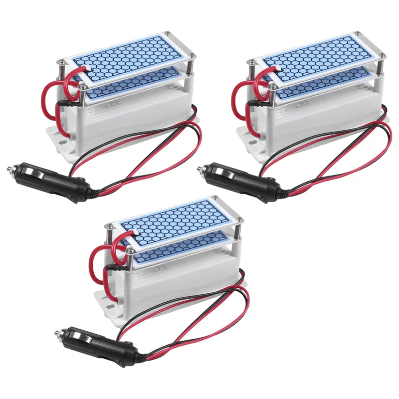 3X Ozone Generator Car 12V 10G Portable Ceramic Plate Air Purifier Air Sterilizer Car Ozone Air Air Cleaner Ozonizer
3X Ozone Generator Car 12V 10G Portable Ceramic Plate Air Purifier Air Sterilizer Car Ozone Air Air Cleaner Ozonizer