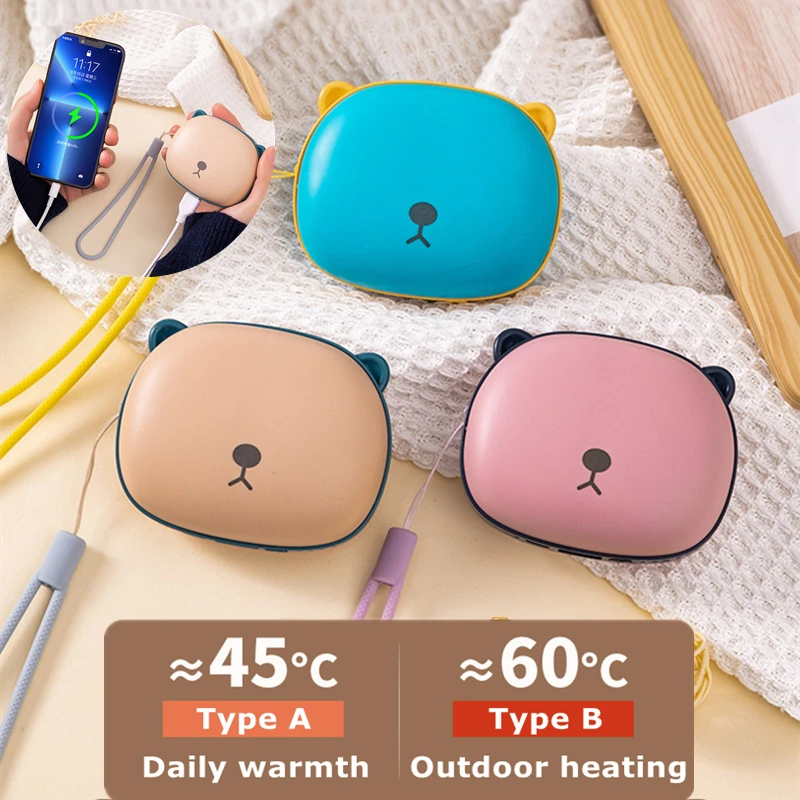 2022 Mini Cute Bear Shaped Hand Warmer USB Rechargeable Electric Hands Heater for Winter Outdoor Traveling Hiking Power Bank
2022 Mini Cute Bear Shaped Hand Warmer USB Rechargeable Electric Hands Heater for Winter Outdoor Traveling Hiking Power Bank