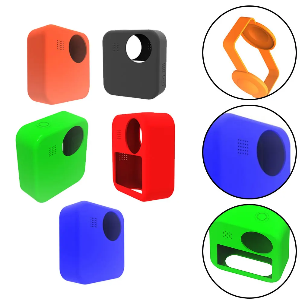 6 Colors Camera Silicone Cover With Lens Cover Protector For-GoPro MAX Dual Lens Case High Quality Accessories
6 Colors Camera Silicone Cover With Lens Cover Protector For-GoPro MAX Dual Lens Case High Quality Accessories