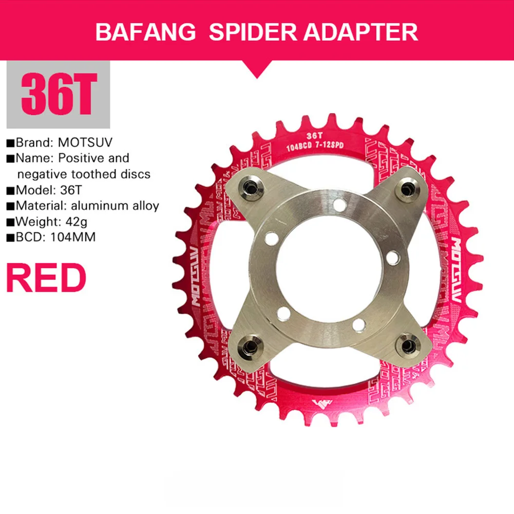 Electric Bicycle Ebike 32/34/36/38T Chainring Adapter Mid-mounted Accessory Screw For Bafang BBS01/02 Motor Sprocket Wheel Parts
Electric Bicycle Ebike 32/34/36/38T Chainring Adapter Mid-mounted Accessory Screw For Bafang BBS01/02 Motor Sprocket Wheel Parts