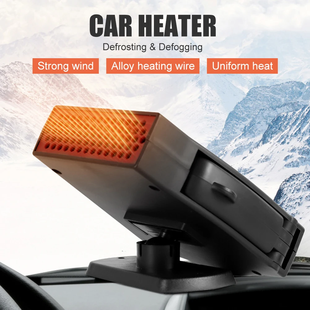 12V/24V Car Heater Electric Heating Fan 2 In 1 Portable Dryer Windshield Defogging Defroster Rotatable Windshield Heating Fan
12V/24V Car Heater Electric Heating Fan 2 In 1 Portable Dryer Windshield Defogging Defroster Rotatable Windshield Heating Fan