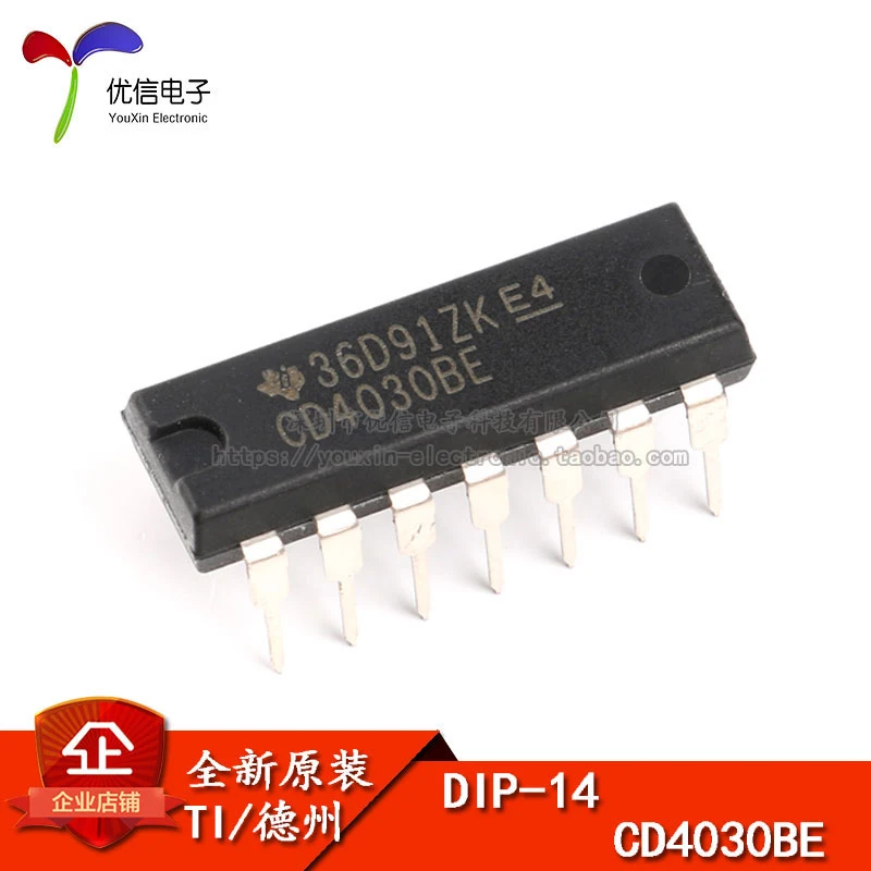 Оригинальная Подлинная прямая установка CD4030BE DIP-14 логический чип четыре эксклюзивных или 2 входных затвора
Оригинальная Подлинная прямая установка CD4030BE DIP-14 логический чип четыре эксклюзивных или 2 входных затвора
