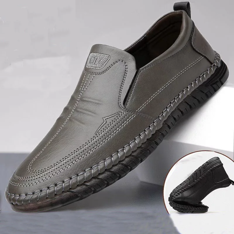 Men's Loafers Fashion Leather Flats Classics Driving Shoes Comfortable Rubber Platform Men Casual Business Shoes 
Men's Loafers Fashion Leather Flats Classics Driving Shoes Comfortable Rubber Platform Men Casual Business Shoes