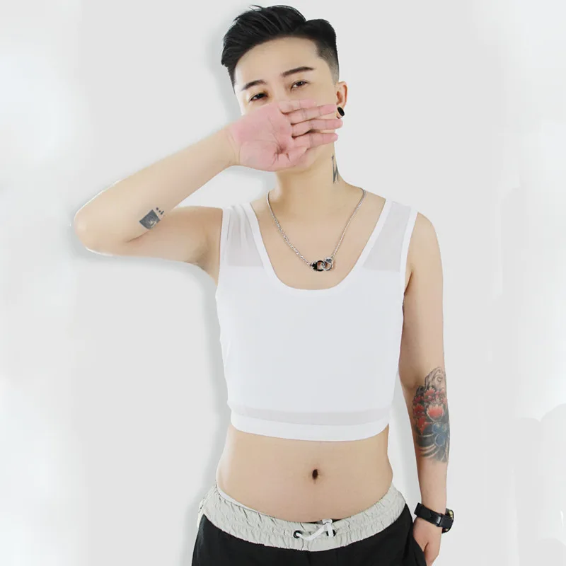 Tomboy Pullover Chest Breast Binder Flatten Shaper Vest FTM Lesbian Trans Corset Underwear Ice Silk Breathable Bandage Tank Tops
Tomboy Pullover Chest Breast Binder Flatten Shaper Vest FTM Lesbian Trans Corset Underwear Ice Silk Breathable Bandage Tank Tops